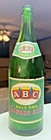 Xxx  Rare Original Green   Abc Ginger Ale     Soda Paper Label Bottle  