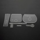 Vintage Shoulder Bag Handbag Pattern Stencil 7pcs Acrylic Leather Tool Template