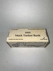 1994 Scale Models Prairie Farmer 1935 Mack Tanker Truck Diecast Coin Bank Nib