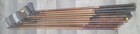 10 Antique Vintage 1920 s Hickory Wood Shaft Golf Clubs