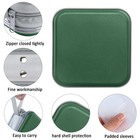 Siveit Cd Case  40 Capacity Cd dvd Case Holders Wallet Hard Plastic Dvd Disc    