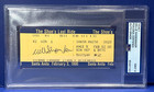 Willie Shoemaker Signed Last Race At Santa Anita Bet Ticket Psa dna Auto 9