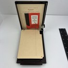 Vintage Address Phone File Bates List Finder Director Mid Century Mcm Usa Brown