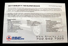 New Orig  2017 Ford Shelby F-150 Super Snake Sales   Specs 2-sided Card Brochure