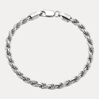 5mm Diamond Cut Rope Bracelet - Solid 925 Sterling Silver Or 14k Gold Vermeil