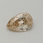 0 74 Carat  Fancy Light  Yellow Brown  Pear Shape  Si1 Clarity  Gia