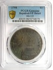 1798 Draped Bust Silver Dollar  1 Bb-122 Coin - Certified Pcgs Vf Detail - Rare 