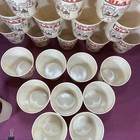 Lot Of 23 Blatz Beer Large 3 Men Wax Paper Cup Draft Brewed Hard To Find 1960 s
