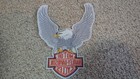 Harley Davidson Motorcycle  Rocker Biker Club Back Patch Original Bx W
