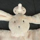 Bella Tunno Pink Honey Bunny Rabbit Lovey 7  Plush Baby Toy Blanket