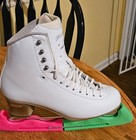 Jackson Freestyle White Figure Skates Lace-up For Ice Skating