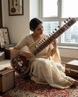 Handcrafted Designer Electric Travel Sitar   Tun Wood Natural Finish 20 String