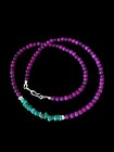 Native American Sugilite   Kingman Turquoise Necklace