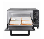 Mainstays 4 Slice Countertop Toaster Oven With 3 Settings  Black  New