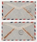 Us 1938 Two First Flight Covers To Bermuda Signed By Captain Sullivan