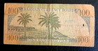 Bahrain 1 Used 1964 Scarce First Issue 100 Fils Banknote P-1a Lot   3 