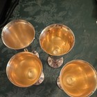 Set Of 4 Antique Wallace  Silver-plated Goblets Silverplate Composition 603