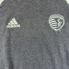 Sporting Kansas City Sweatshirt Crewneck Mens Large Blue Mls Soccer Adidas