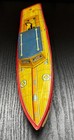 Vintage J Chein Peggy Jane Tin Toy Windup Boat  14 