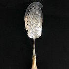Vintage Silver Spoon Silver 900 Mother Of Pearl Handle P j lykke Signed Rare