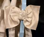Circa 1915 Ivory Goatskin And Silk Wedding Shoes Size 37 Antique Edwardian 