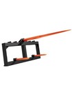 49   Hay Spear  3000lbs Capacity Quick Attach For Skid Steer Loader   Tractor