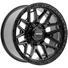  set Of 4  Wicked Off-road W828 20x10 8x170 -12mm Double Black Wheels Rims