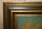 Massive Antique Flemish Oil Painting Signed Jihuitog Circa 1880 Rural Scene