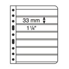 25 Lighthouse Vario 7 Pocket Black Stock Sheets  5 Packs Of 5  Double Sided 7s