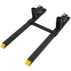 Clamp On Pallet Forks 43 Inch Heavy Duty Tractor Forks 2500lbs Capacity