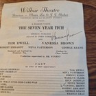 The Seven Year Itch   Wilbur Theatre 1952  2  Playbill Signed Vanessa Brown  