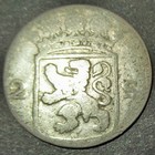 Magic Key Date 1776 Date Of Independence  Colonial New York Silver Lion Dime Hol