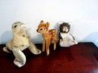 Steiff Seal  Koala   Bambi Deer Lot - Mohair Vintage