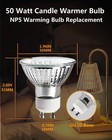 Light Bulbs For Candle Warmer Lamp  Gu10 c  Mr16 With No 6 Pack 50 Watt