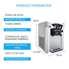 Commercial Ice Cream Machine 3 Flavors Desktop Soft Serve Yogurt Ice Cream Maker