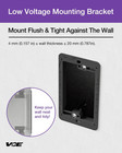 Low Voltage Mounting Bracket  1 Gang  5 Pack  For Single Gang Wall Plate  Teleph