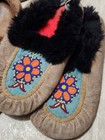 Lot Of 7  Pairs Beautiful Vintage Native American Beaded Moccasins