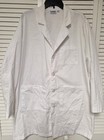 Landau Men women 3 Pocket White Lab Coat Size Large