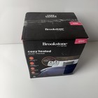 Brookstone Bedding Heated Blanket Auto Shut-off Dual Zone Navy Blue King