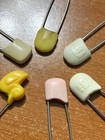 Pins X 6   Baby Diaper Safety Pins Vintage