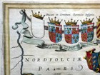 Suffolk Suffolcia By Joan Blaeu C1654 Genuine  Antique Engraved Map