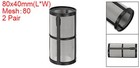 2 Pair 80 Mesh In-line Strainer Stainless Steel Filter Screen Replacement