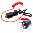 Replacement Johnson Evinrude Key Switch W lanyard 5005801 Push To Choke Brp Omc