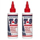 Set 2 Boeshield T-9 Bicycle Chain Waterproof Lubricant And Rust 4 Oz Liquid