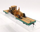 Mth 80-98020 Great Northern Ho Scale 60  Wood Deck Flat Car W 163h Motor Grader