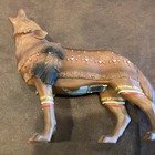 Call Of The Wolf By Westland 2005 Buckskin Wolf Figurine Mint Retired  14112