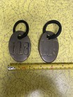Vintage Solid  Brass Equipment Tags