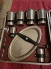 Vintage Portable Executair 101 Ever-wear Trav-l-bar Liquor Case Set Travel Rare