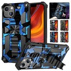 Fr Iphone 15 14 13 12 11pro Max Shockproof Bumper Case Magnetic Camouflage Cover
