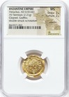 Ngc Ms  Gold Heraclius 610-641 Ad  Byzantine Empire Av Semissis Coin  Top Pop 